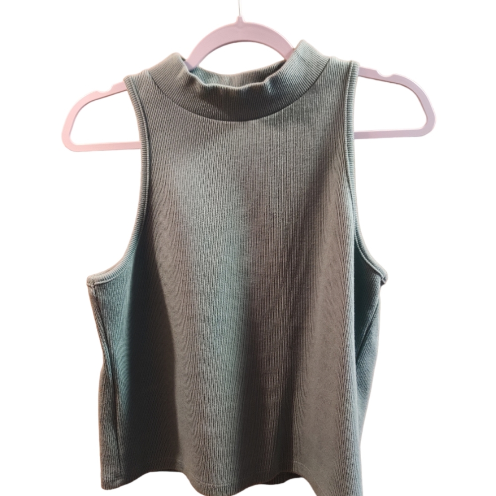A New Day Ribbed Sleeveless Top